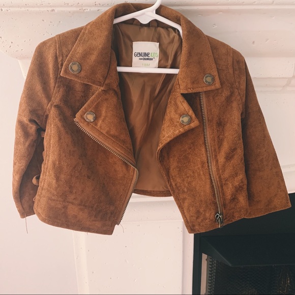 Sold! Faux Suede Moto Jacket - Picture 4 of 4